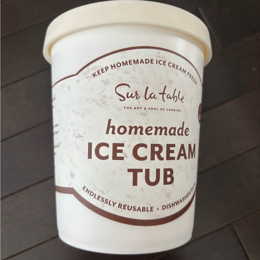 Brand New Sur La Table Ice Cream Tub